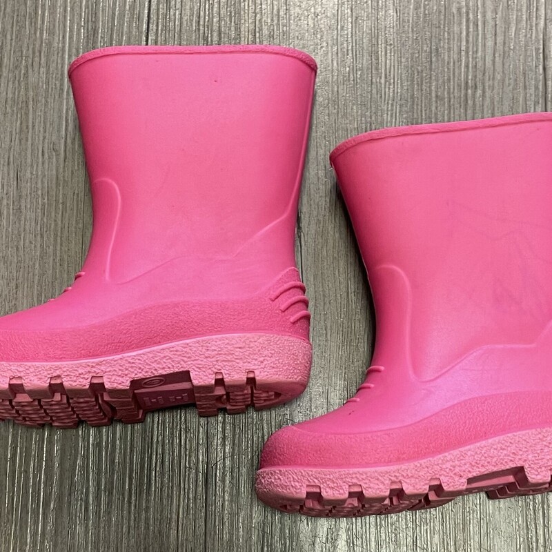 Pink Rain Boots, Pink, Size: 6T