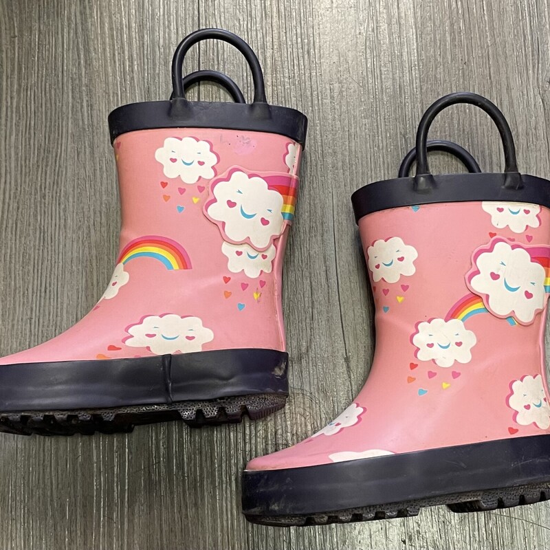 George Rain Boots, Pink, Size: 6T
