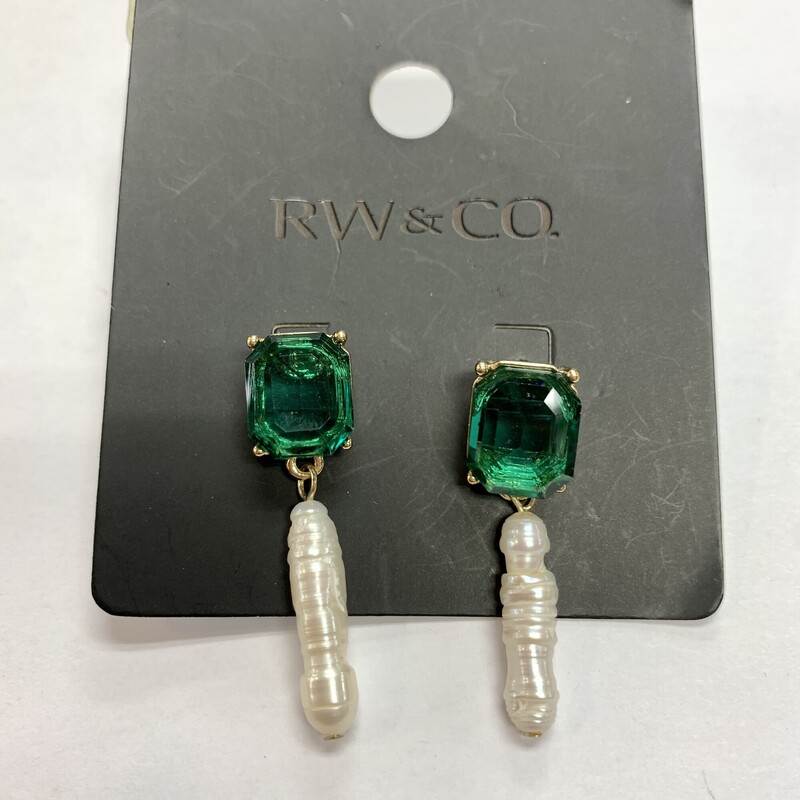 Earrings RW&CO Emerald