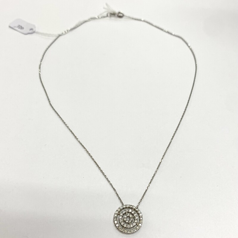 925 Necklace Circle Penda, Silver, Size: O/S