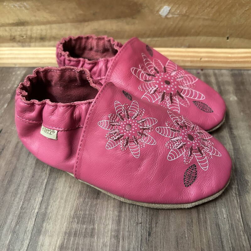 Robeez Leather Soft Sole, Pink, Size: Shoes 10