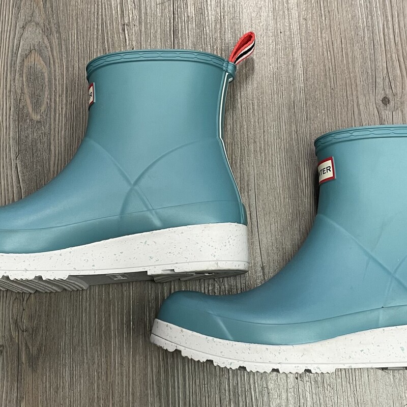 Original Play Short Hunter Rain Boots, Teal, Size: 7Y<br />
Womens - Excellent Used condition