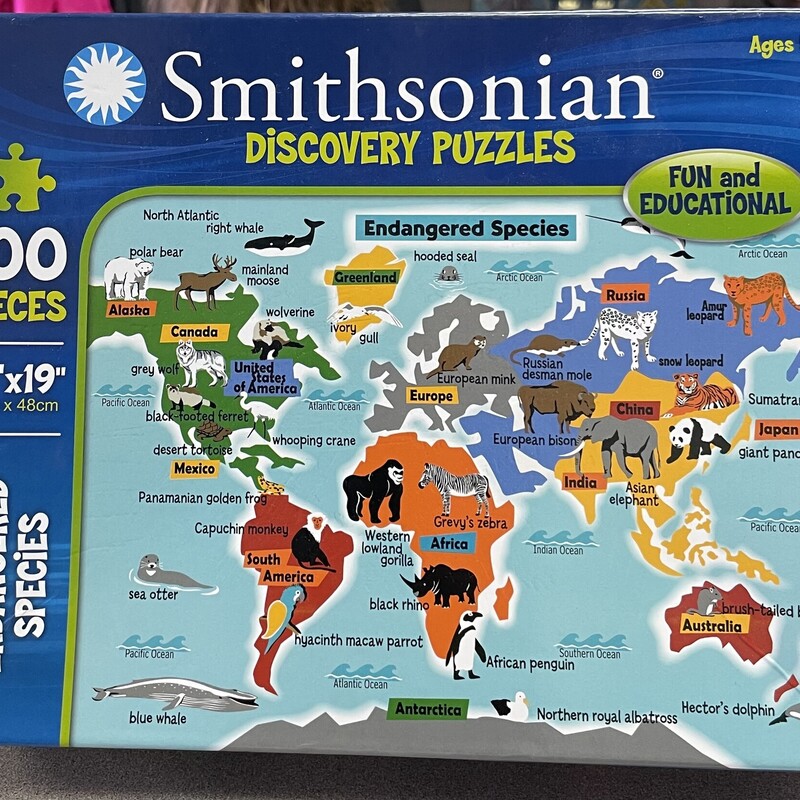 Smithsonian Puzzle, Multi, Size: 5Y+
Complete