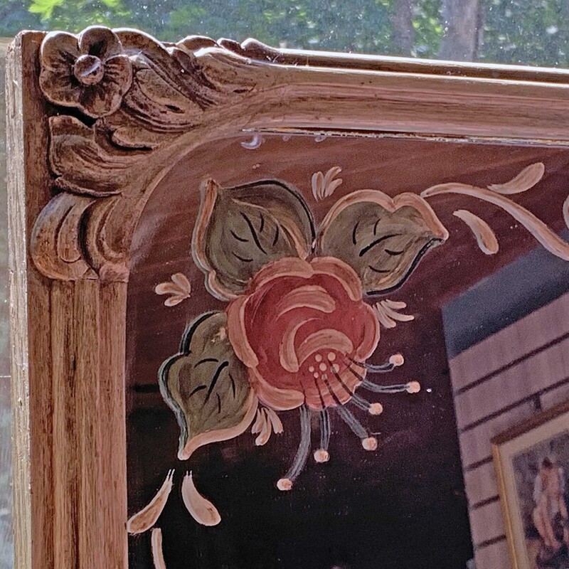 Handpainted Mirror 21x33