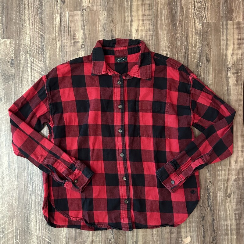 Roots Canada Flannel, Red, Size: Adult Xs