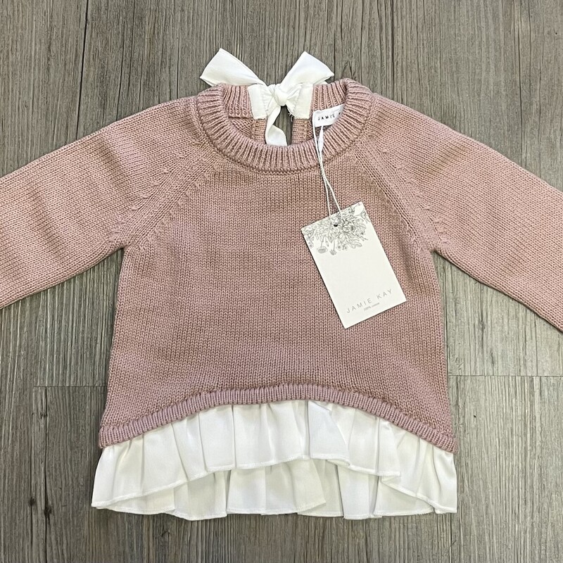 Jamie Kay Knit Sweater, Dustyros, Size: 3-6M
NEW With Tag