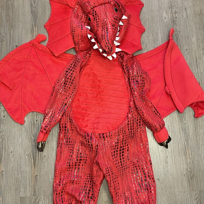 Pottery Barn Dino Costume, Red, Size: 2Y+