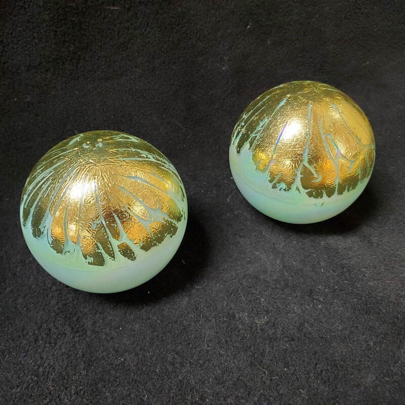 Pair Decorative Globes
