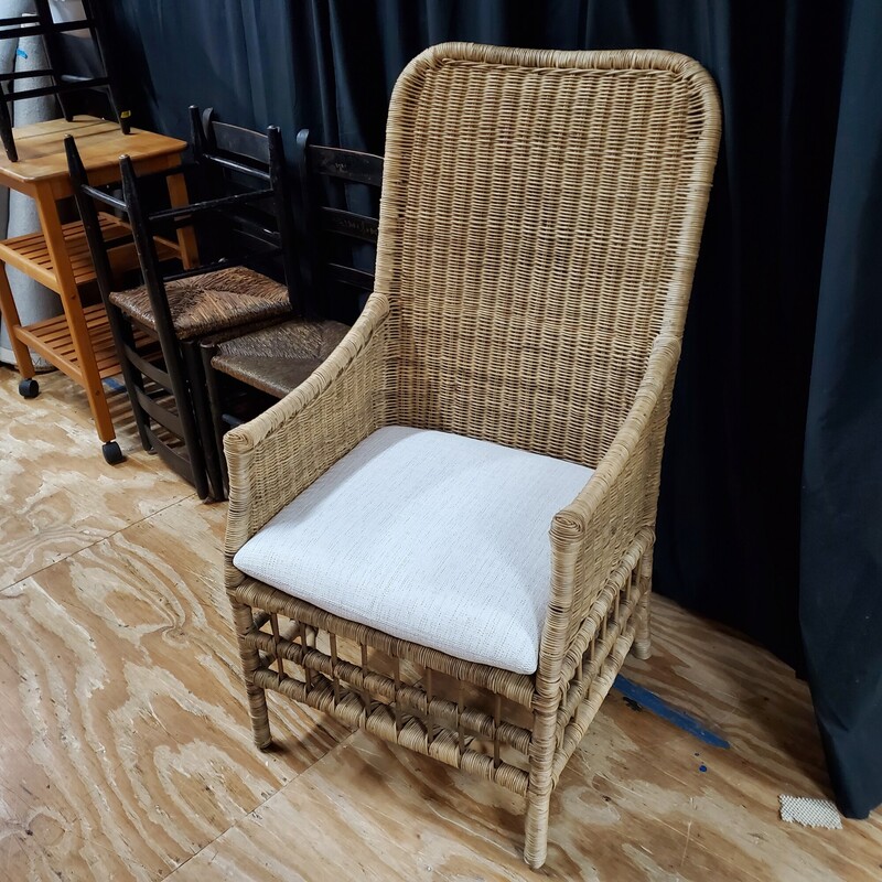 Rattan Farmhouse Chair