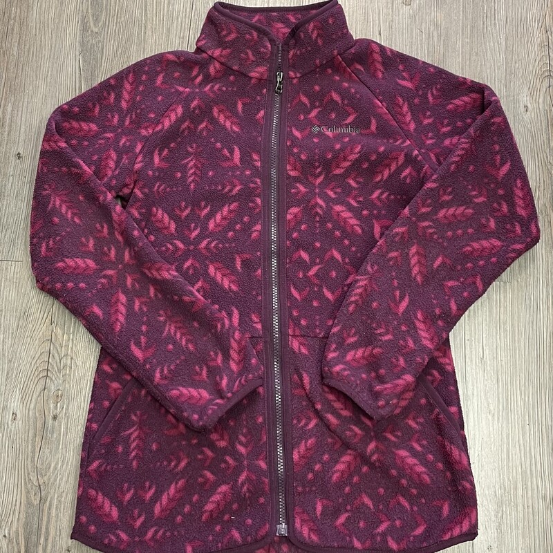 Columbia Fleece Sweater, Pink, Size: 14-16Y