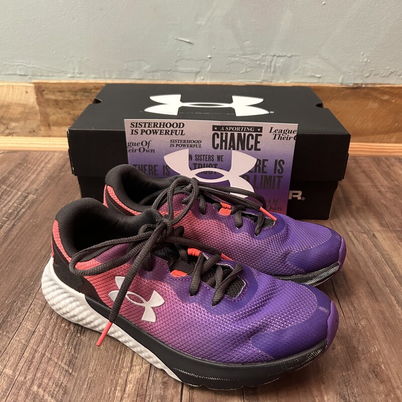 Under Armour Purple Sneak, Purple, Size: Shoes 4