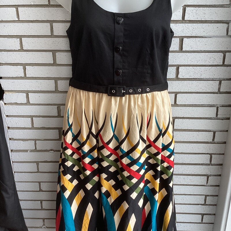 S/l Dress Patterned Skirt
