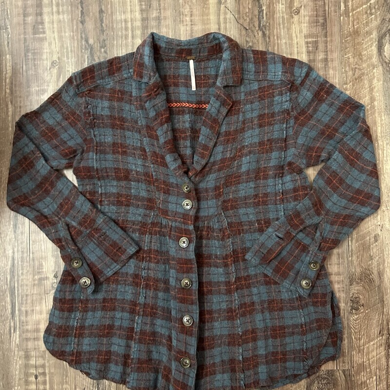 FreePeople Flannel Blouse