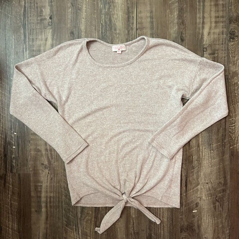Poof Girl Sweater Top, Tan, Size: Youth XL