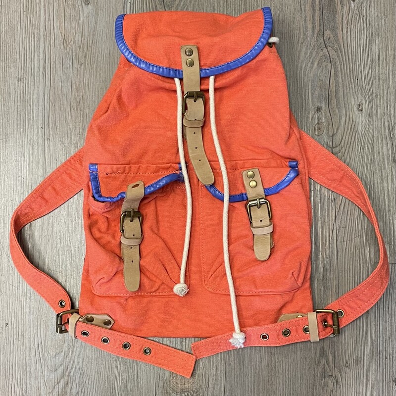 Shared History Back Pack, Orange, Size: Pre-owned