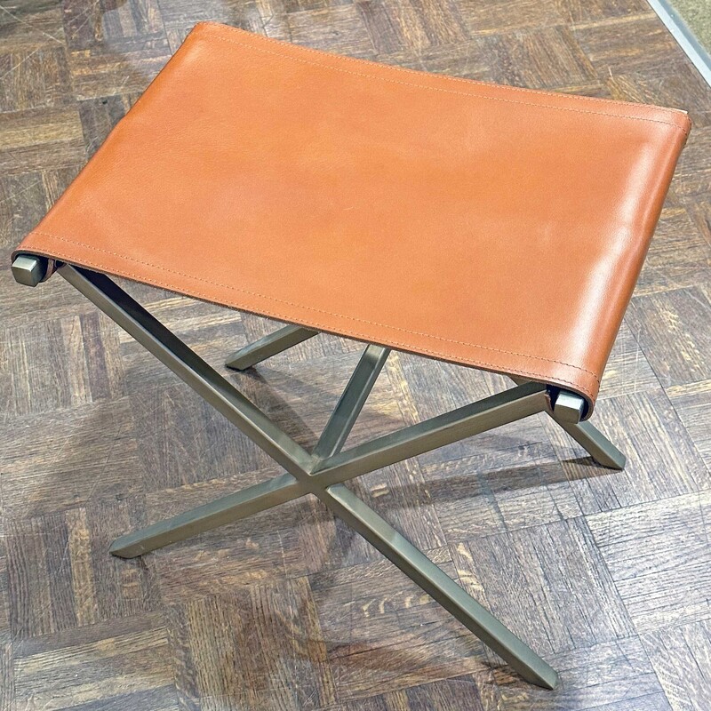 Leather MCM Stool/Table