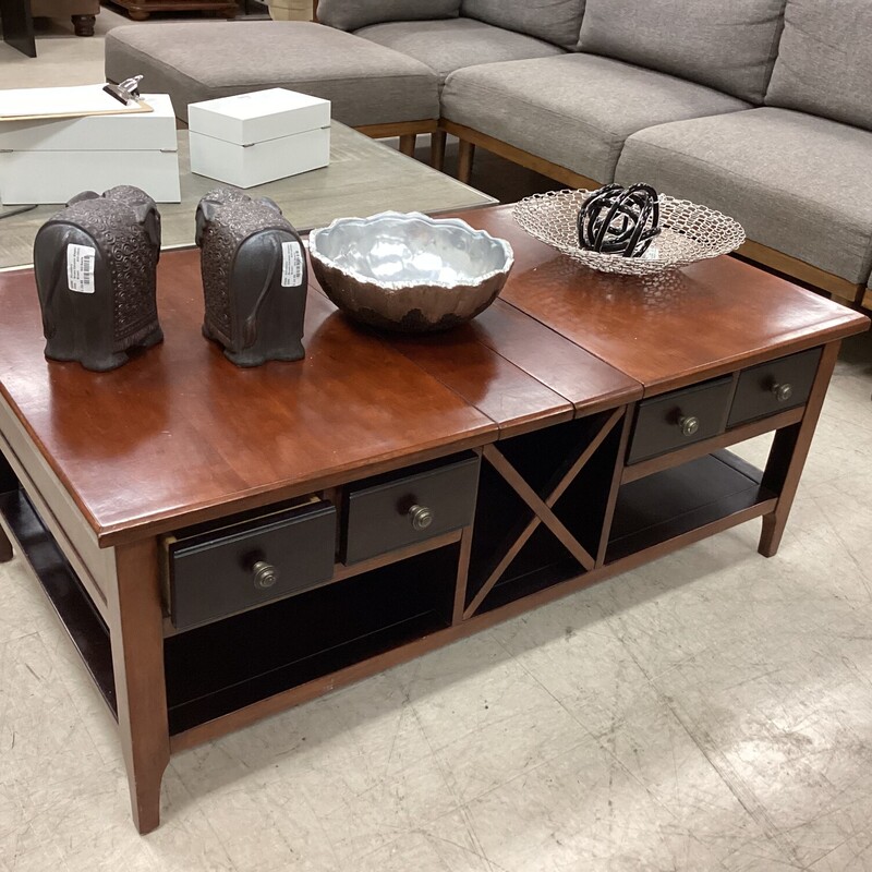 Coffee Table 8 Drawers Chic & Cozy Consignment Furniture