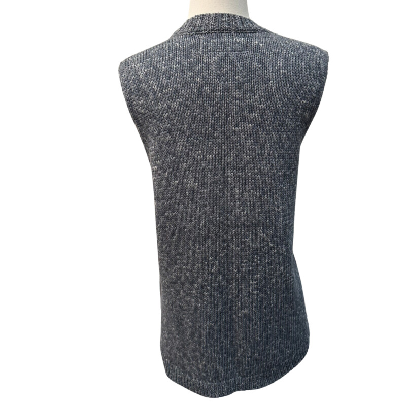 Lafayette 148 Vest<br />
100% Cotton<br />
Cute Side Zip Detail<br />
Color:  Gray<br />
Size: Medium