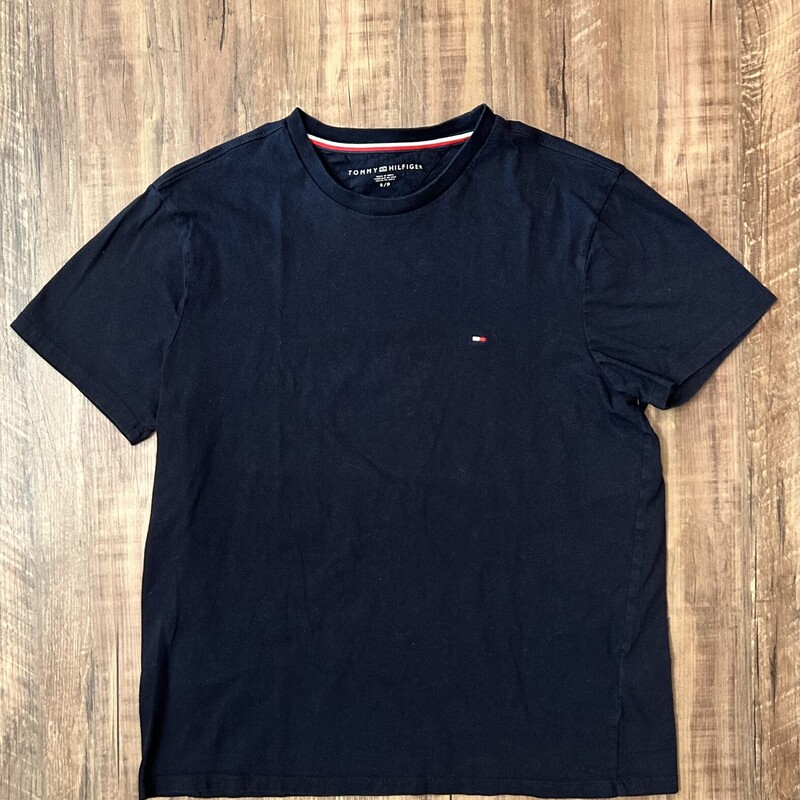 Tommy H Mens Navy Tee, Navy, Size: Adult S