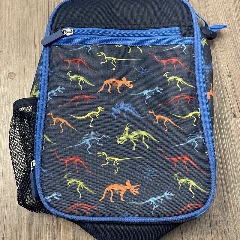 Dino Lunch Bag, Navy, Size: Pre-owned