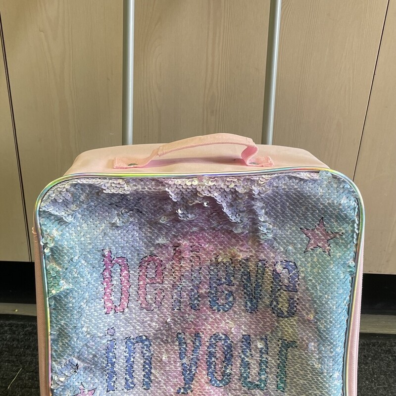 VIP  Mini Sequins Luggage, Pink, Size: Pre-owned