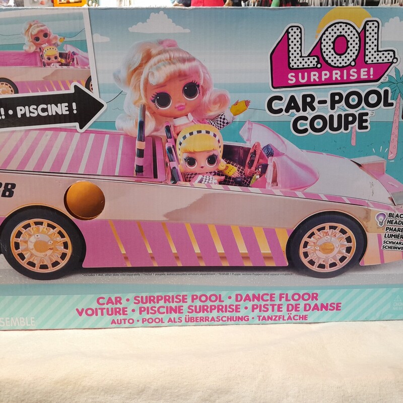 LOL Surprise Car Pool Coupe,  New In Box