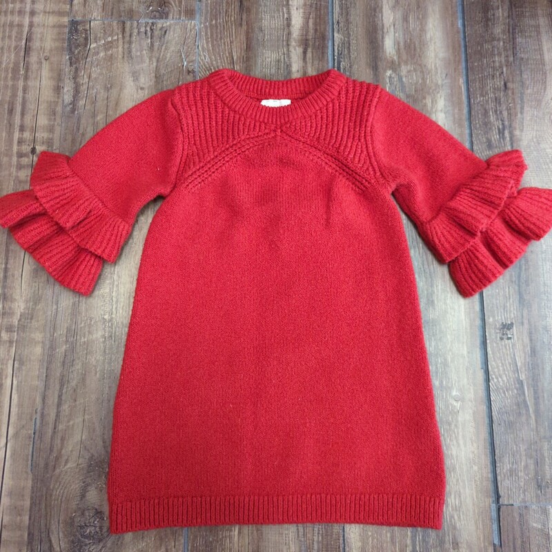 OshKosh Sweater Dress, Red, Size: Toddler 3t