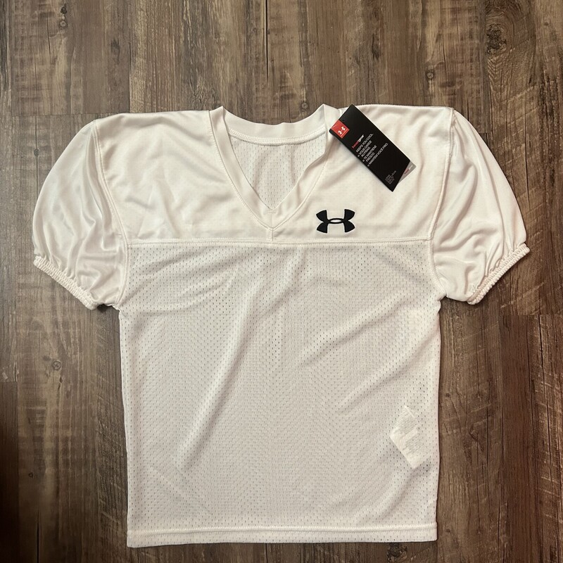 NWT Under Armour Heatgear, White, Size: Youth M