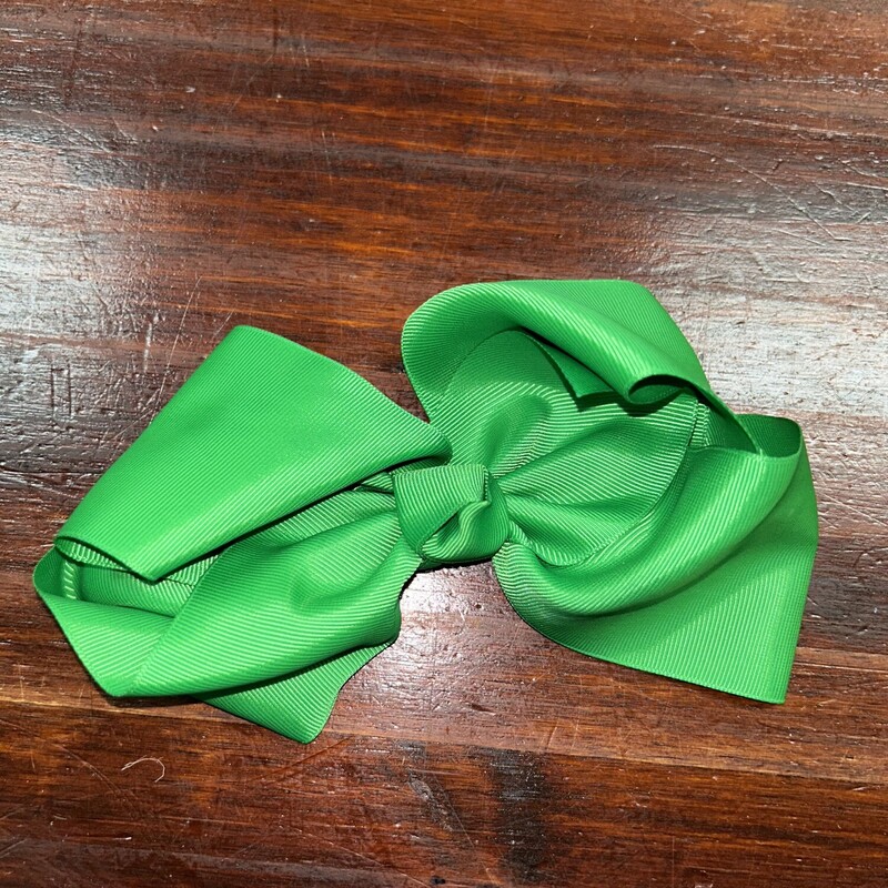 Green Large Bow, Green, Size: Bows