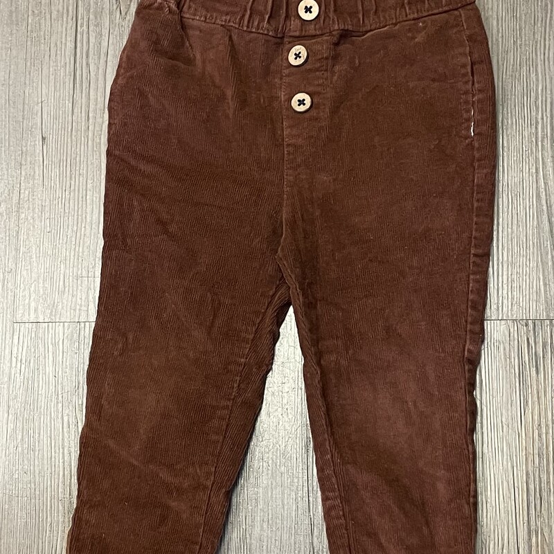 Corduroy Pants, Brown, Size: 24M