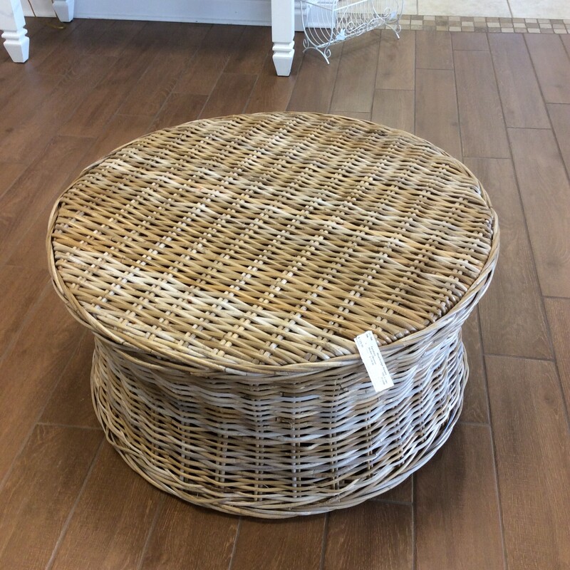 Wicker Ottoman