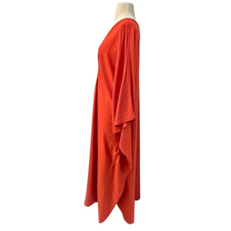 NEW DawlFace Caftan<br />
Rust with V-neck diamond pattern, kimono sleeves,  and flowy silhouette.<br />
One Size Fits Most.