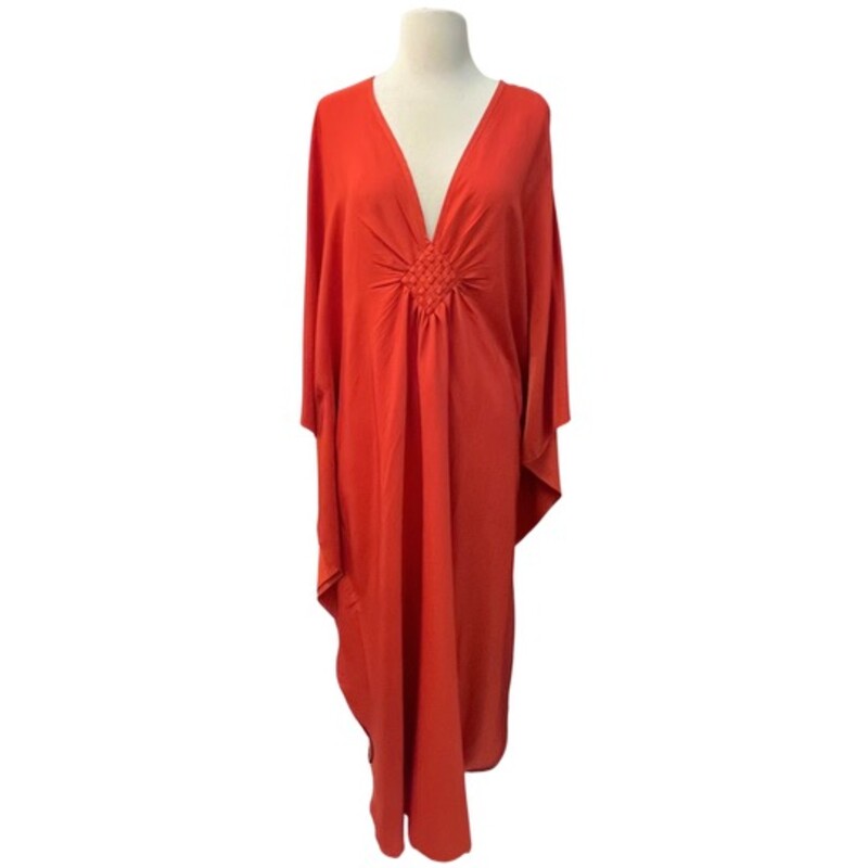 NEW DawlFace Caftan<br />
Rust with V-neck diamond pattern, kimono sleeves,  and flowy silhouette.<br />
One Size Fits Most.