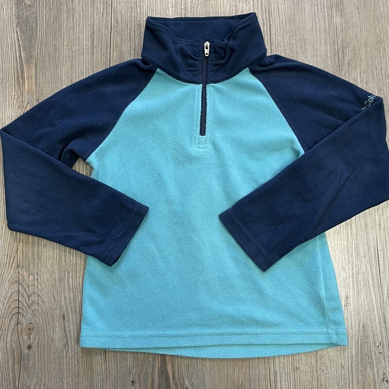 Columbia Fleece Sweater, Blue, Size: 6Y