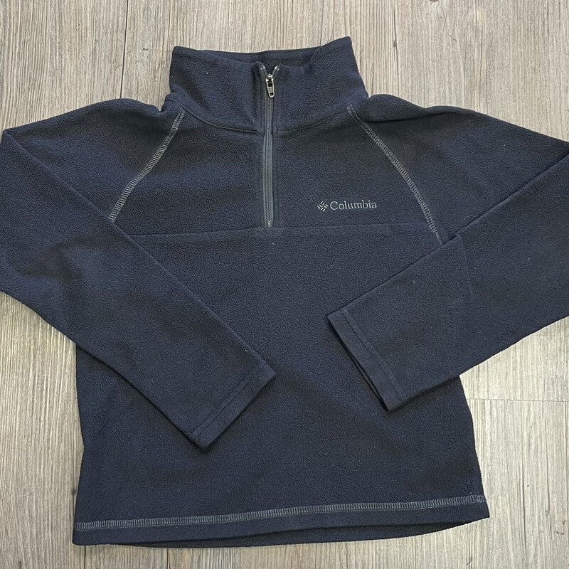 Columbia Fleece Sweater, Charcoal, Size: 6-7Y