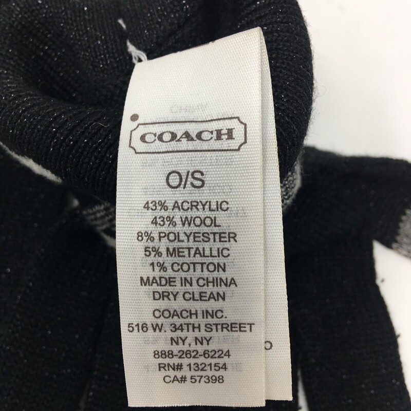 Coach, Black, Size: One Size