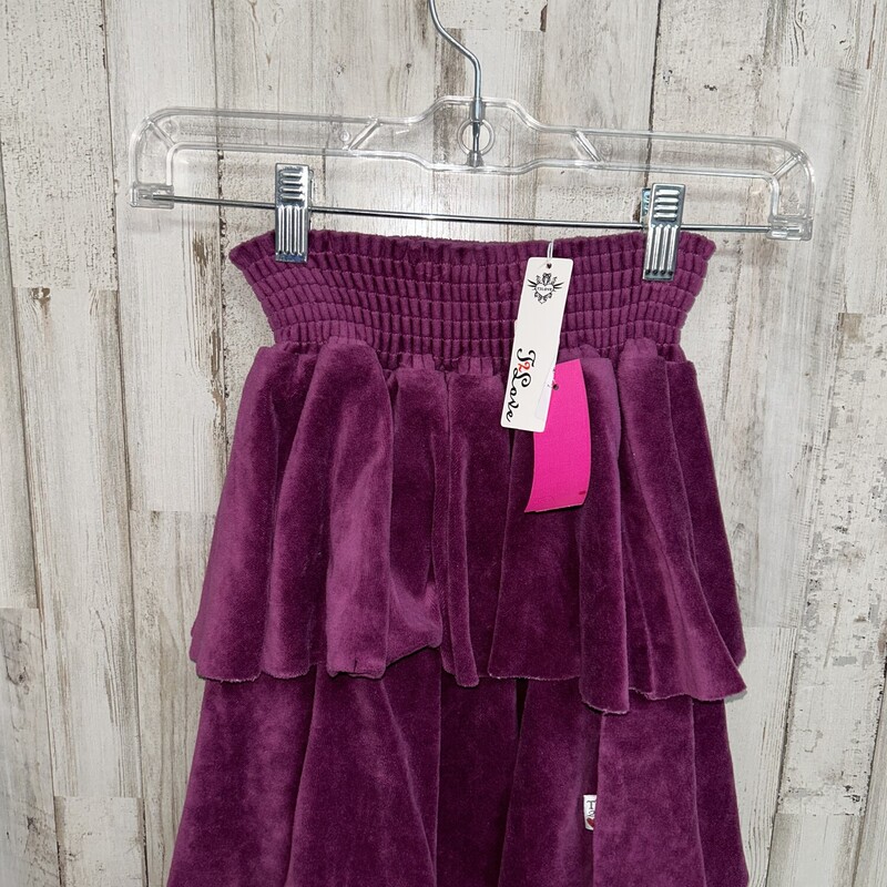 NEW 14 Purple Velour Skir, Purple, Size: Girl 10 Up