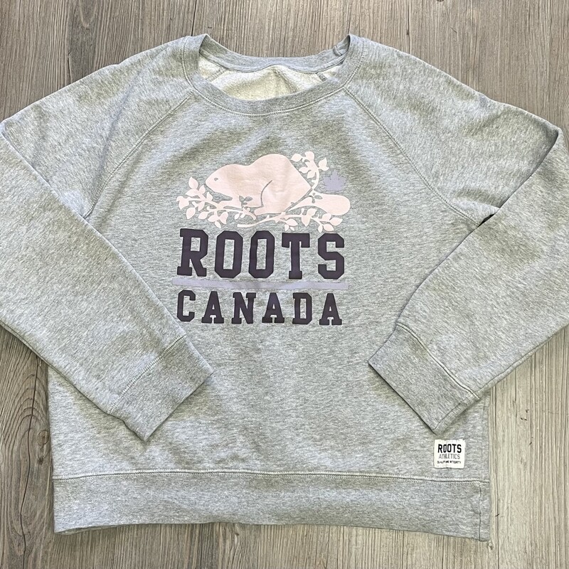 Roots Sweatshirt, Grey, Size: 10Y