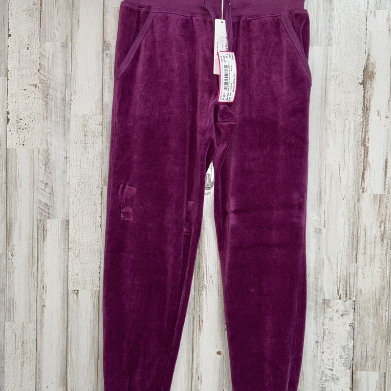 NEW 12 Purple Velour Jogg, Purple, Size: Girl 10 Up