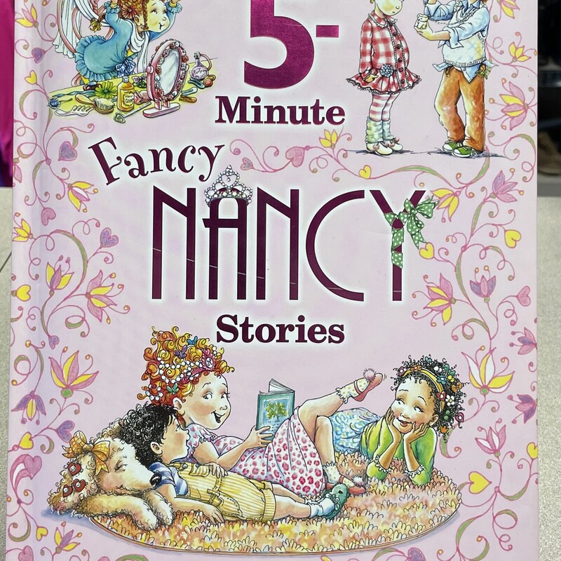 Fancy Nancy 5 Minute Stories
 Pink, Size: Hardcover