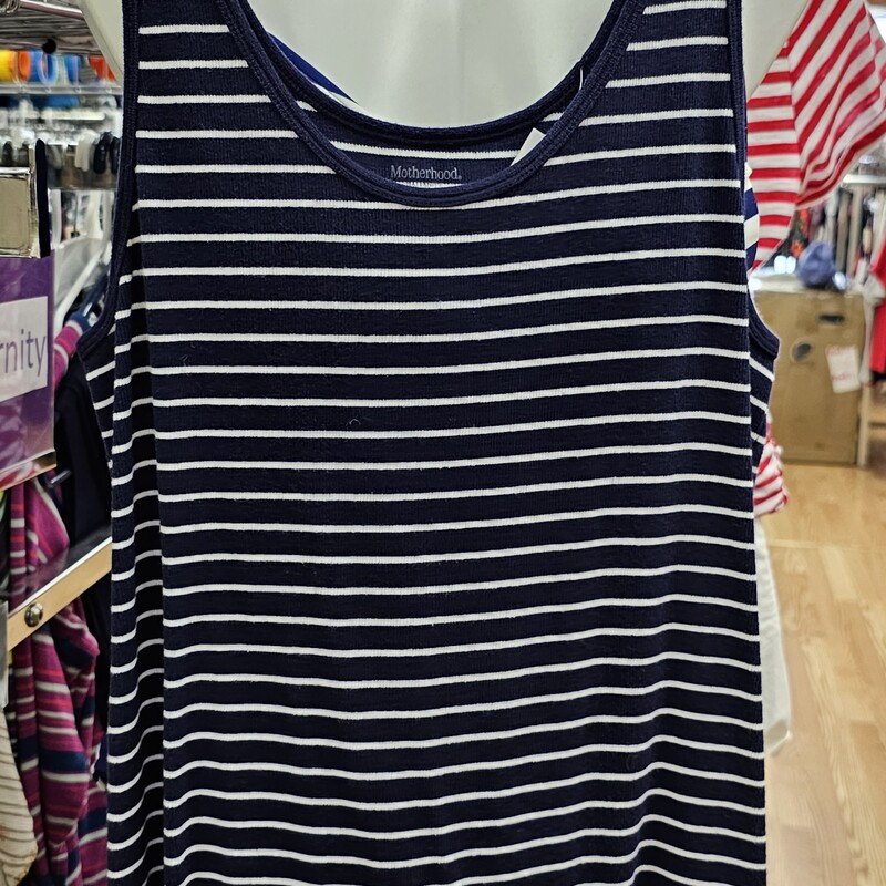 MOTHERHOOD TANK TOP, NAVY, Size: XL