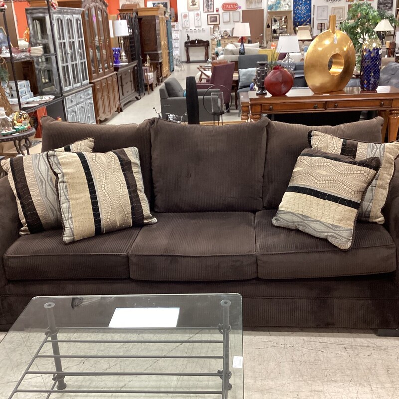 Deep Corduroy Sofa Chic & Cozy Consignment Furniture