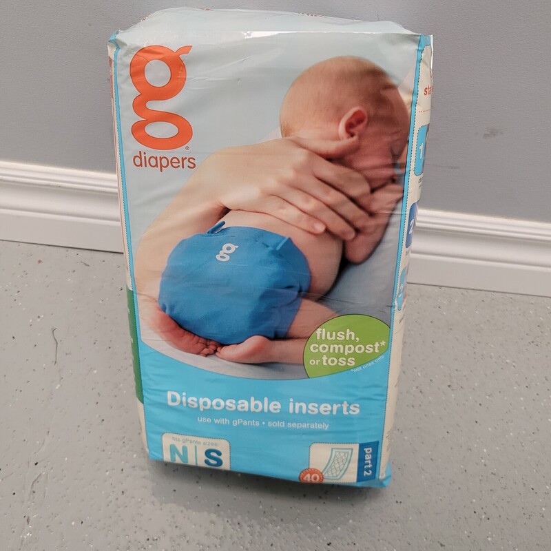 G Diapers, Size: Liner, Item: NEW