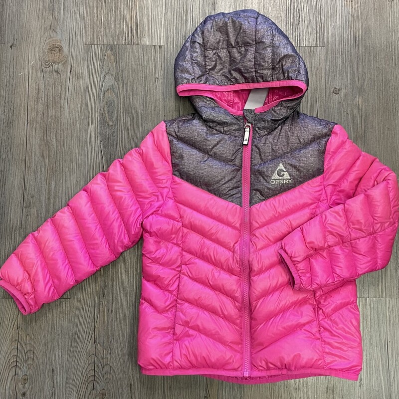 Gerry  Puffer Jacket, Pink, Size: 6Y