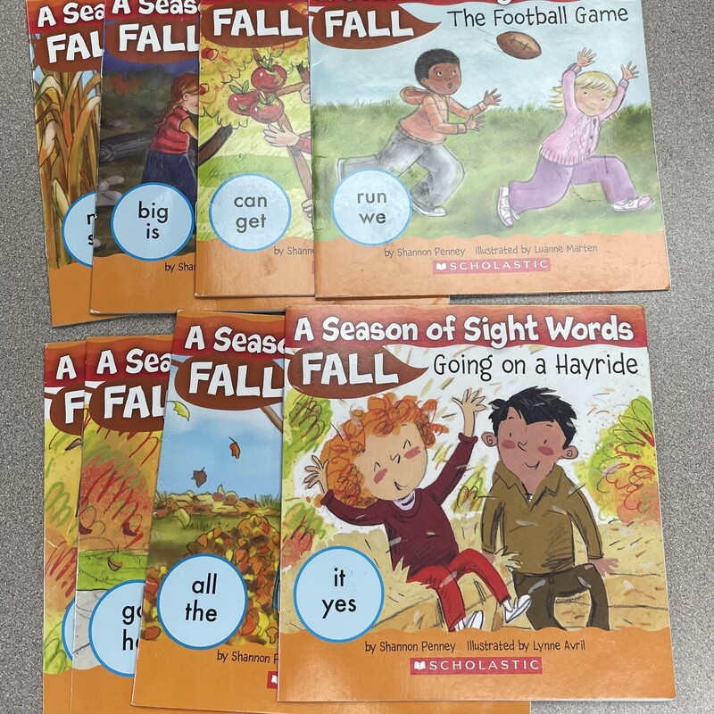 A Season Of Sight Words
Includes eight books.
Multi, Size: Paperback