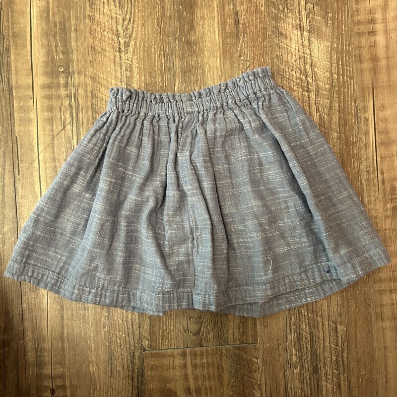 LaLi Cotton Skirt, Blue, Size: Toddler 4t