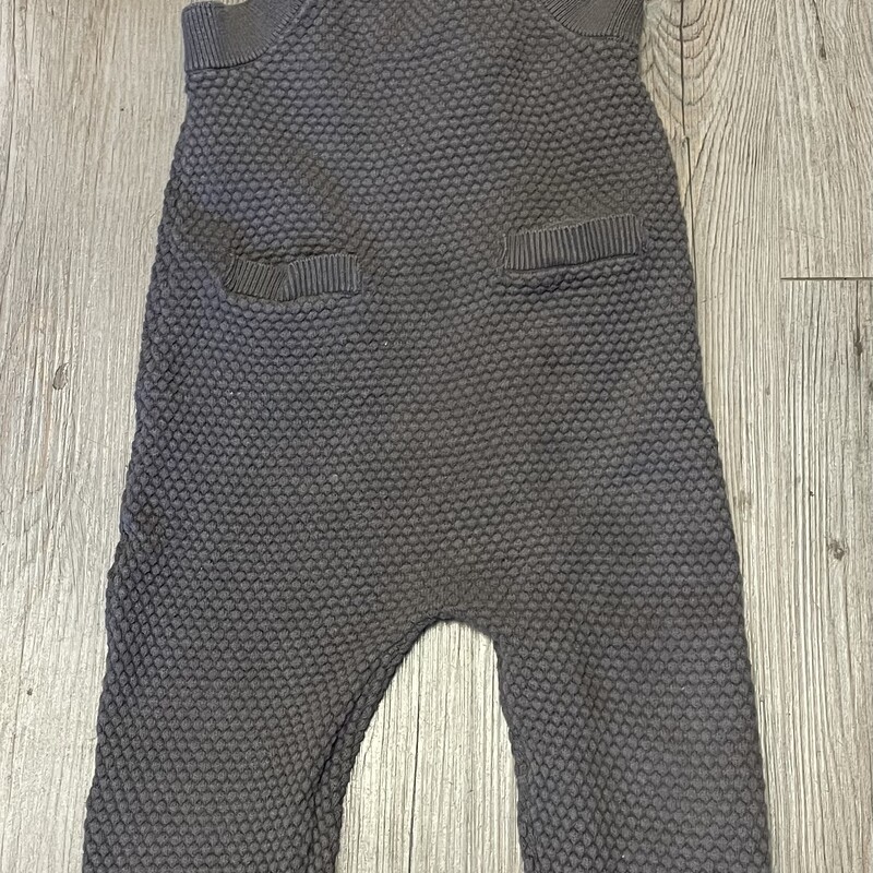 H&M Knit Overall, Grey, Size: 2Y