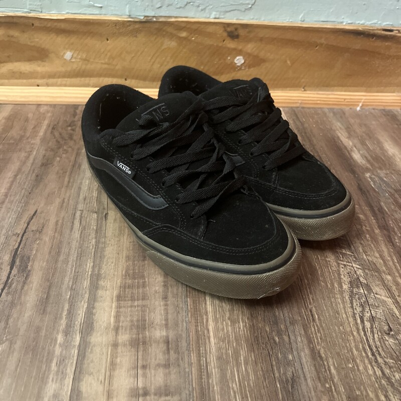 Vans Suede Old Skool M6.5, Black, Size: Shoes 6.5