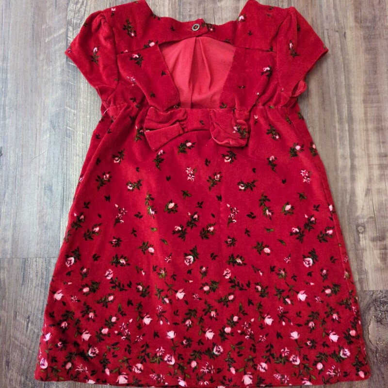 Old Navy Velvet Dress, Red, Size: Toddler 3t