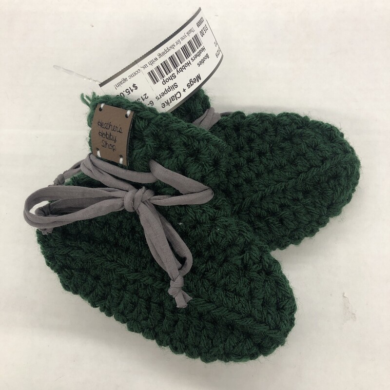 Heathers Hobby Shop, Size: 6-12m, Item: Slippers